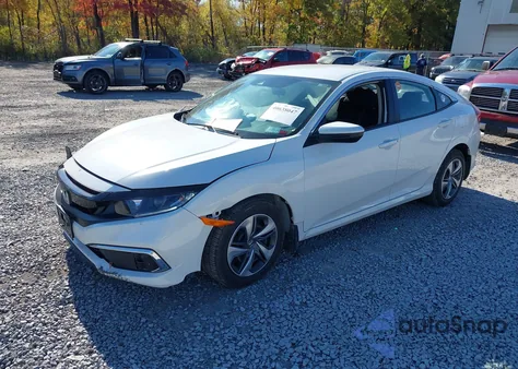 2019 Honda Civic Lx z USA, uszkodzony, nr VIN 2HGFC2E66KH527924